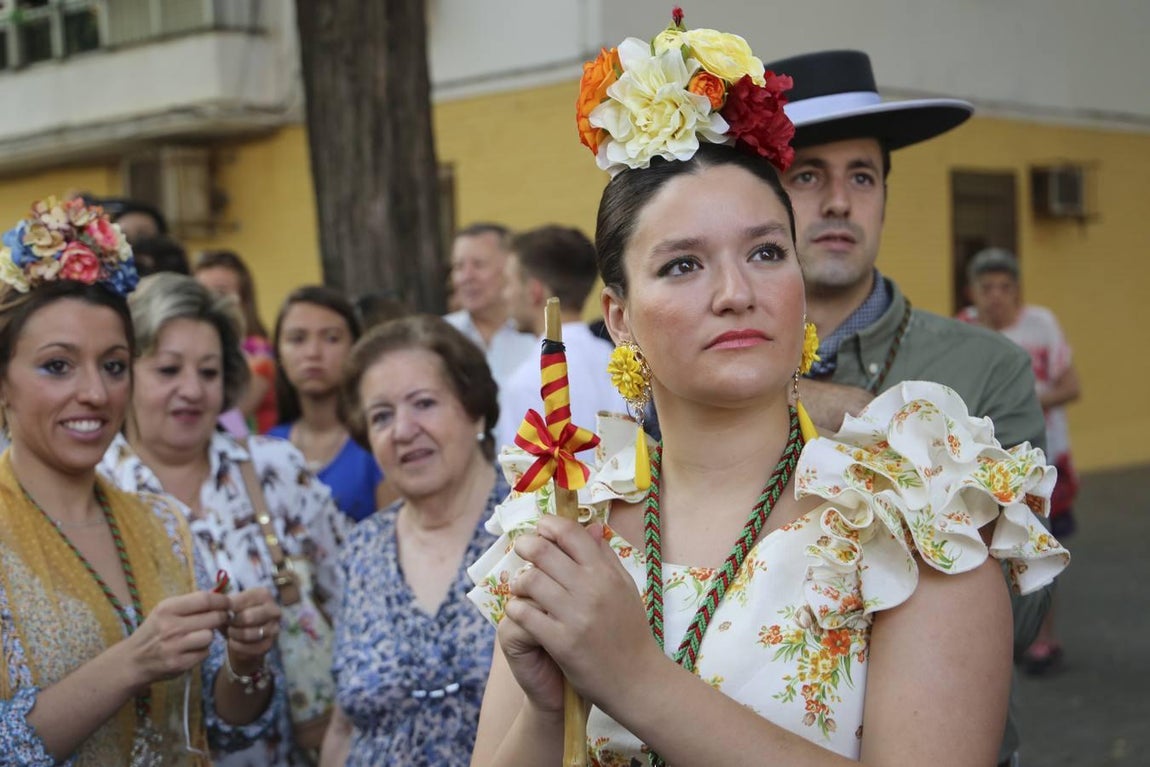 La salida de la hermandad del Rocío de Sevilla Sur, en imágenes