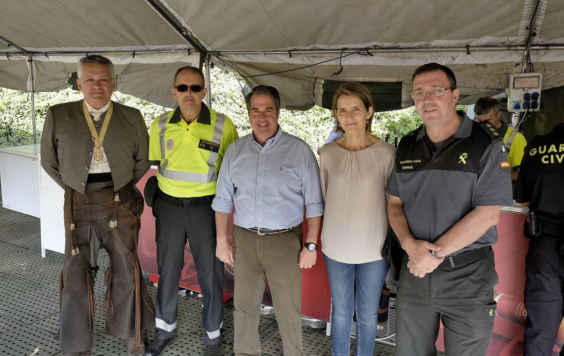 José Román Carrasco, Benito Sallero, Gregorio Serrano, Ana Luz Jiménez y Fernando Morón. 