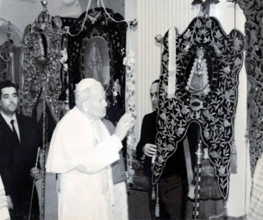 Visita del Papa Juan Pablo II a la aldea almonteña en 1993