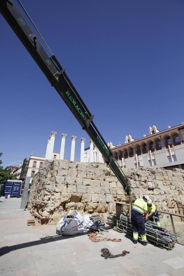 En imágenes, la restauración del Templo Romano de Córdoba