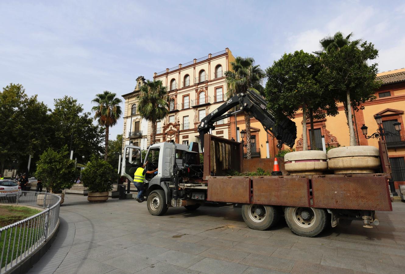 En imágenes: Sevilla se protege contra el terrorismo