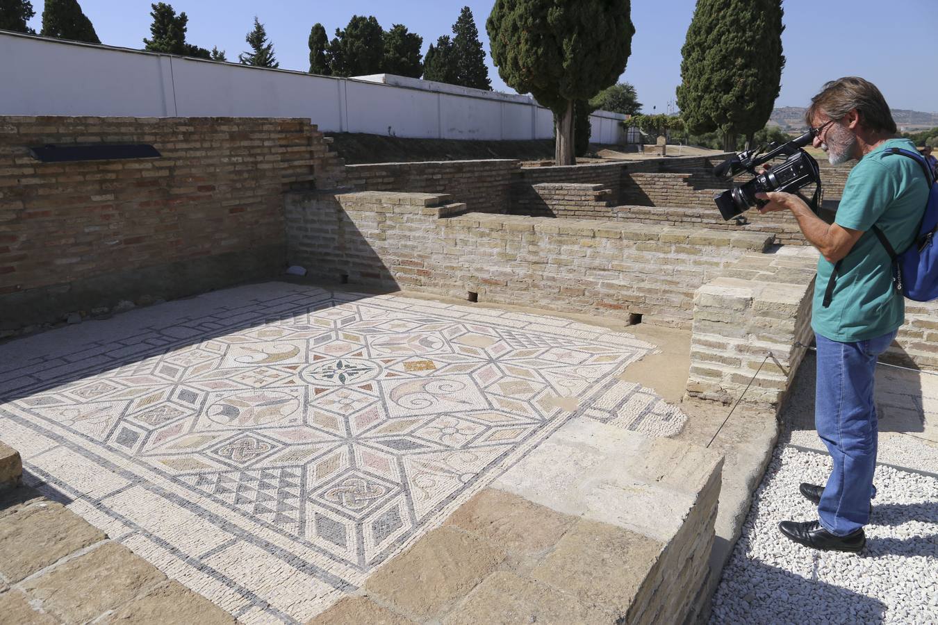 Así son los nuevos mosaicos descubiertos en Itálica