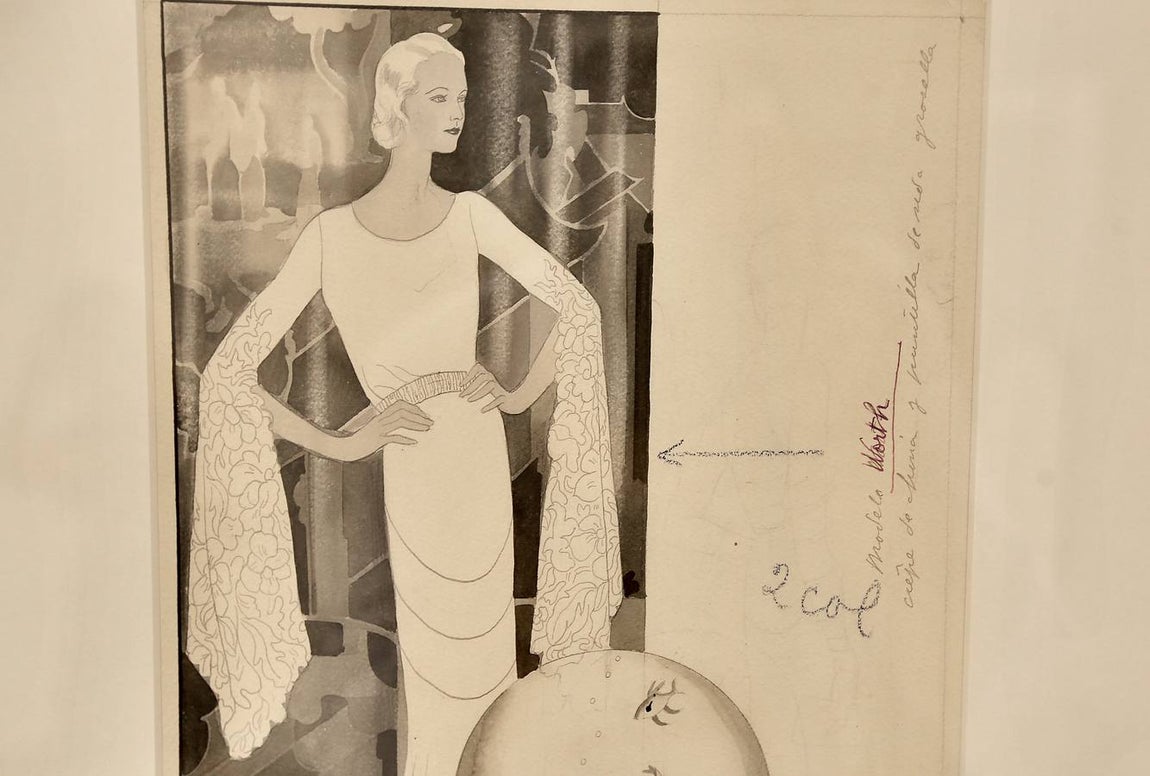 La muestra presenta piezas procedentes del Museo ABC y que están reunidas bajo el epígrafe «Crónicas de París»