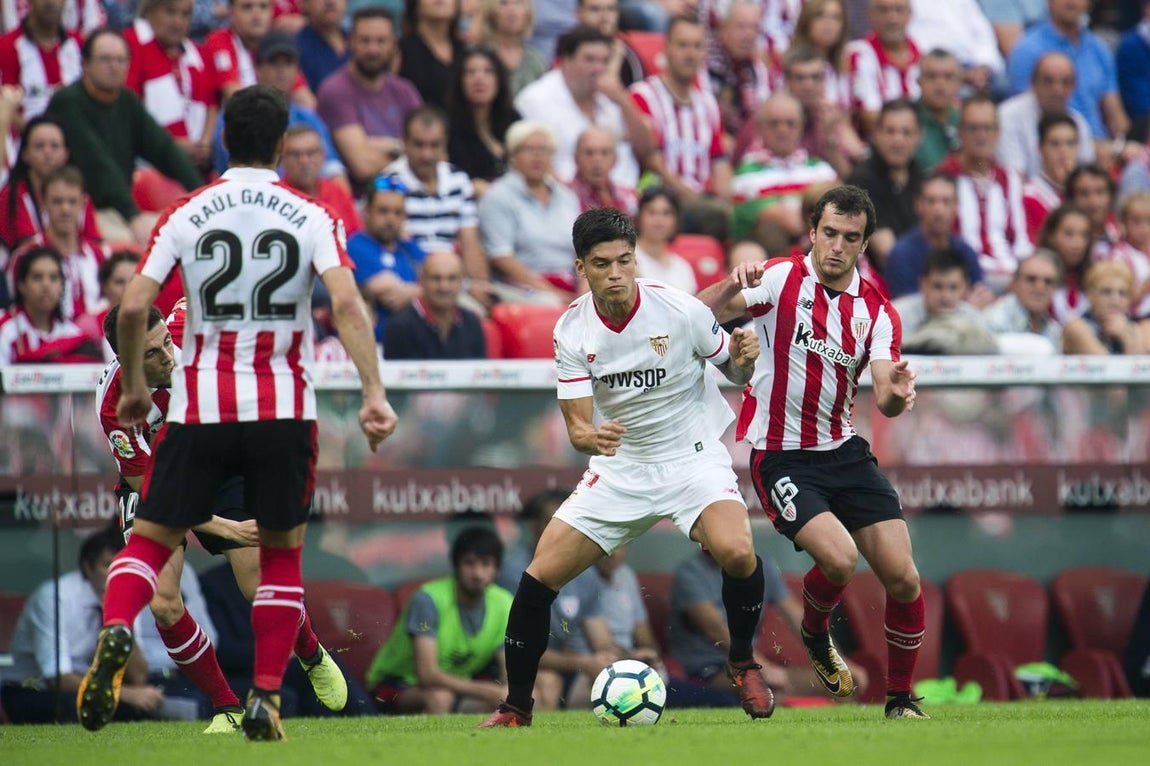 Las imágenes del Athletic-Sevilla FC: derrota por la mínima en San Mamés