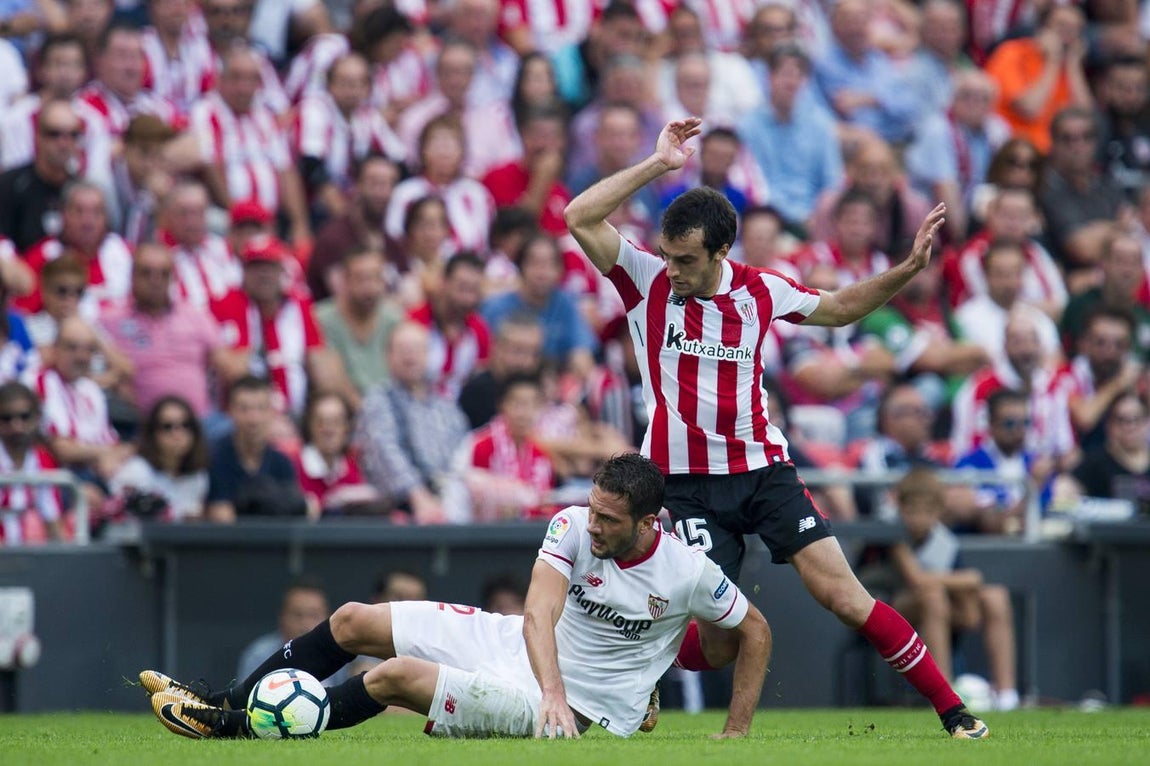 Las imágenes del Athletic-Sevilla FC: derrota por la mínima en San Mamés