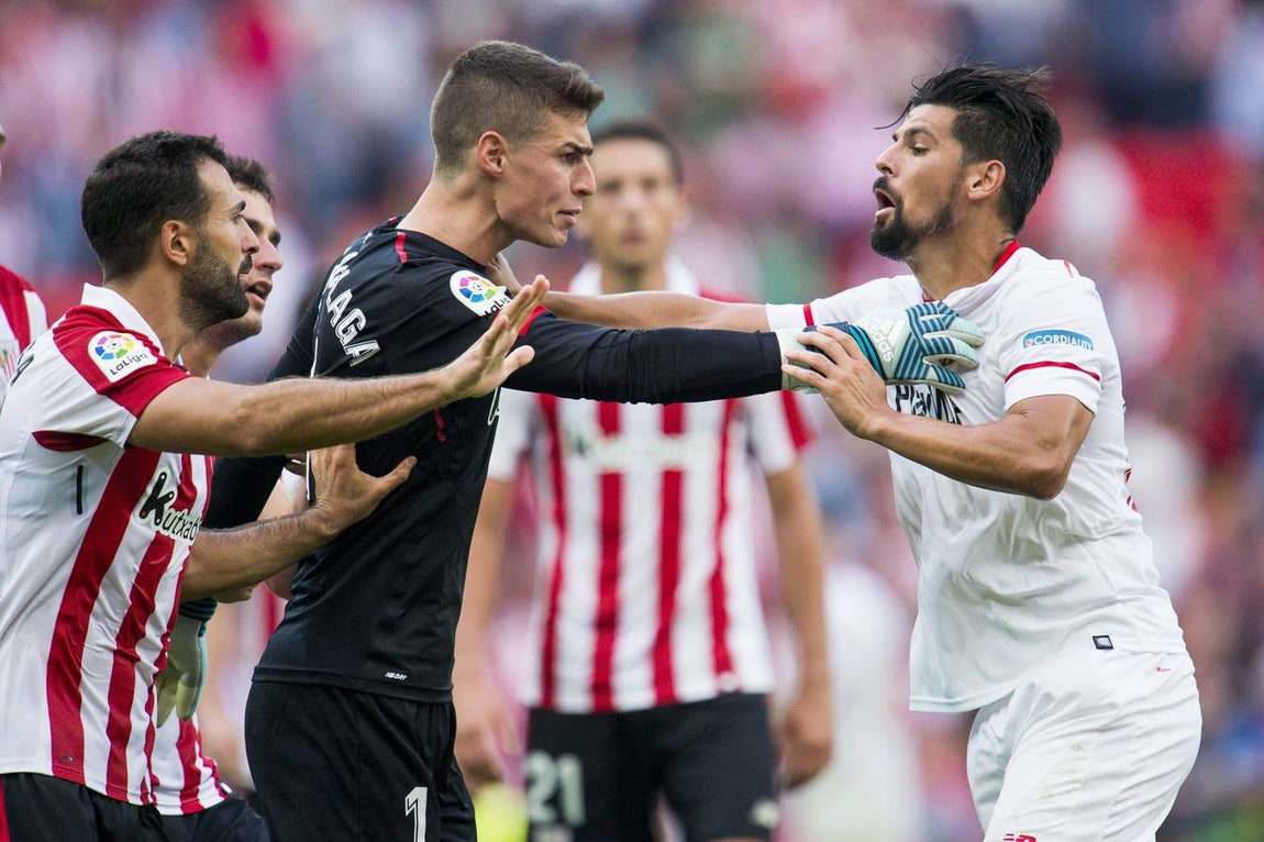 Las imágenes del Athletic-Sevilla FC: derrota por la mínima en San Mamés