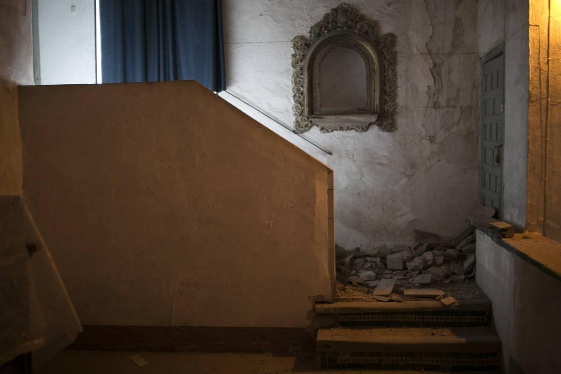 El deterioro del convento de Santa Inés, desde dentro