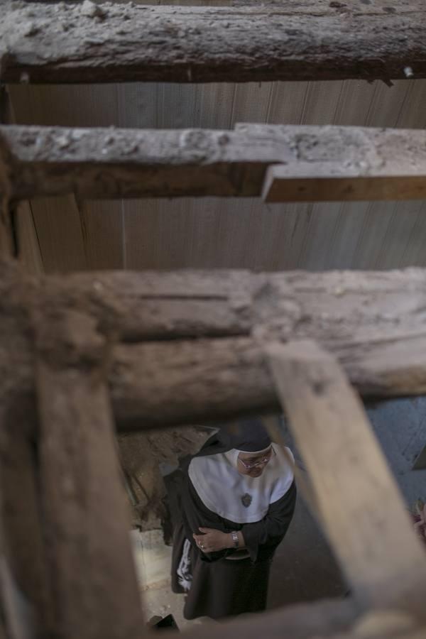 El deterioro del convento de Santa Inés, desde dentro