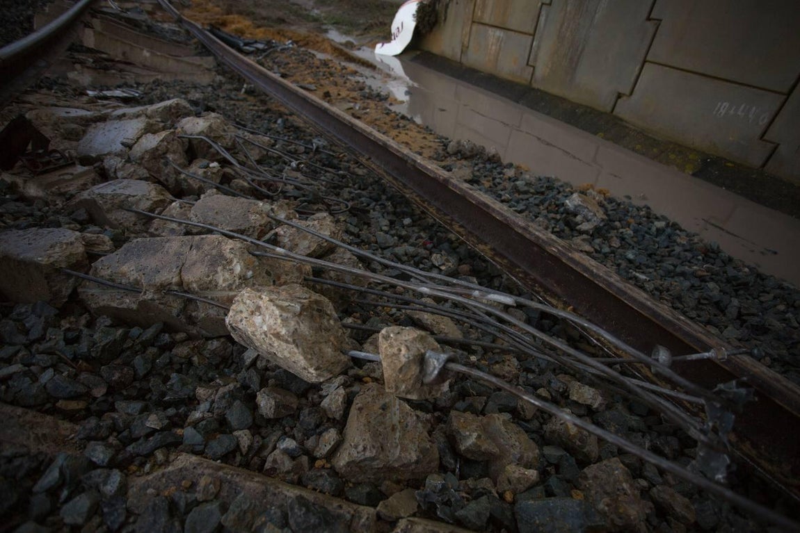 El accidente del tren Málaga-Sevilla en Arahal, en imágenes