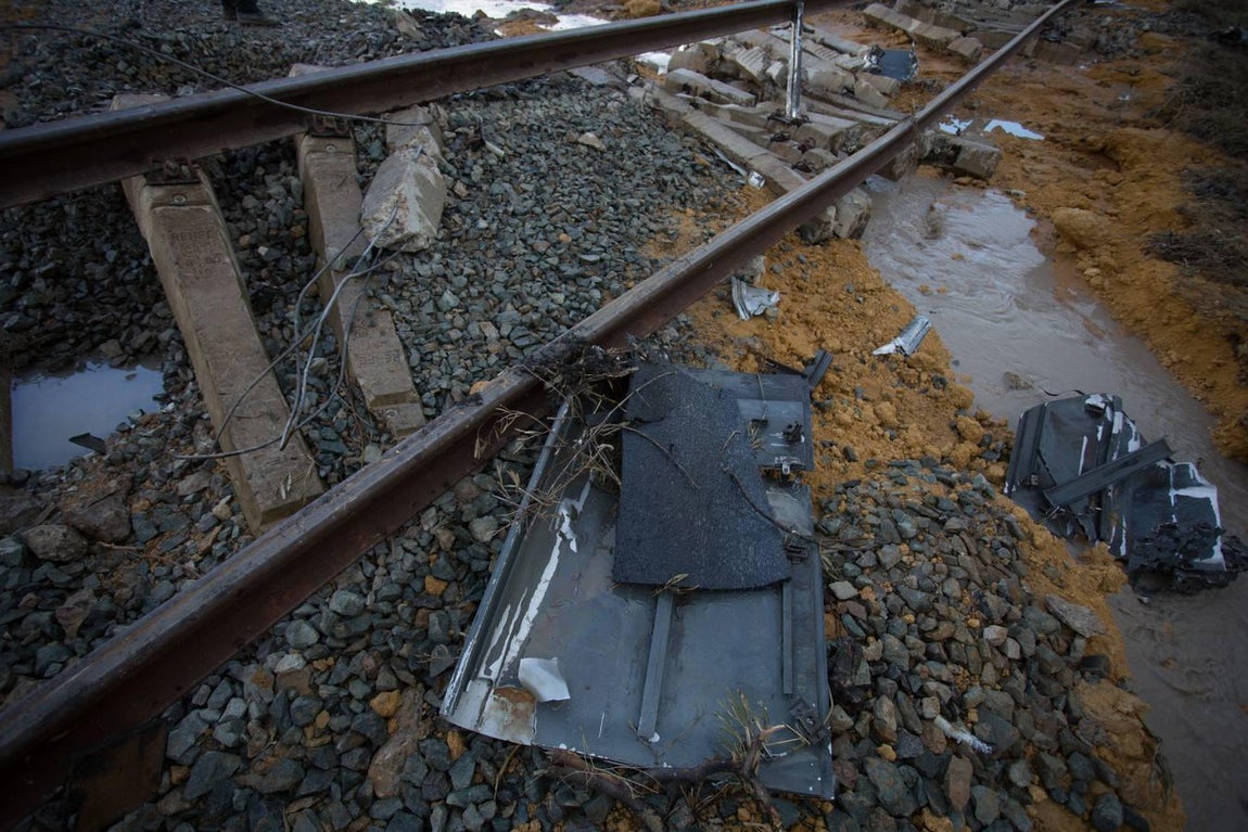 El accidente del tren Málaga-Sevilla en Arahal, en imágenes