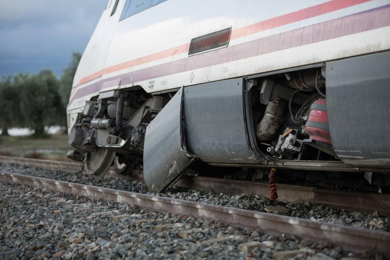El accidente del tren Málaga-Sevilla en Arahal, en imágenes