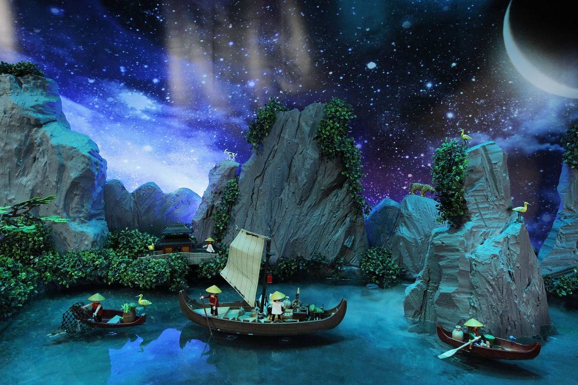 Abierto el Belén de Playmobil en el Centro de Sevilla