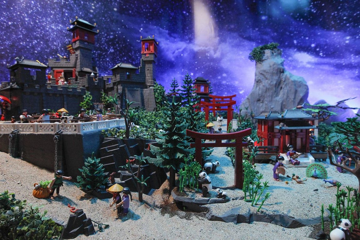 Abierto el Belén de Playmobil en el Centro de Sevilla