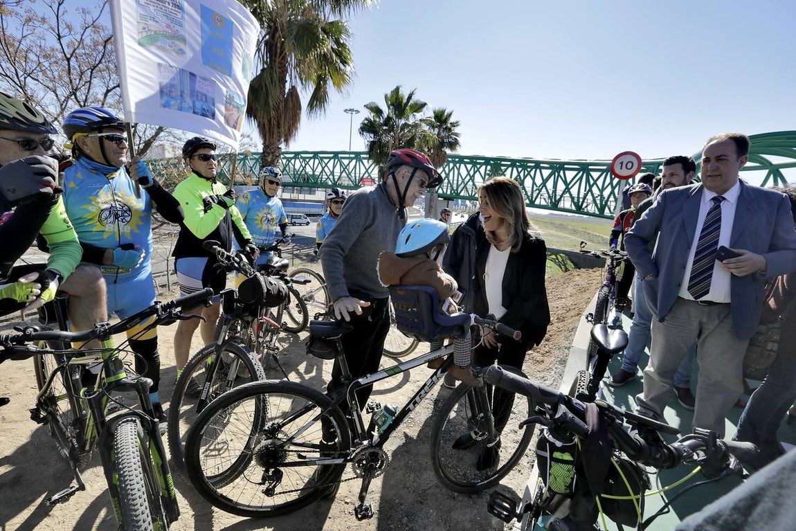 San Juan y Sevilla, más cerca para ciclistas y viandantes