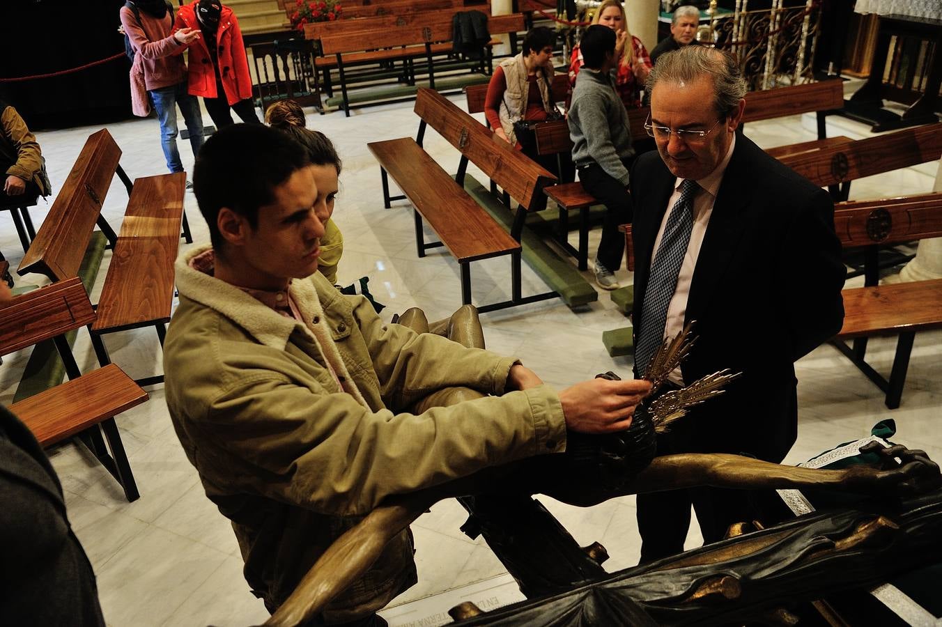 Galería de la visita de los invidentes de la Once y Apascide en la Vera Cruz