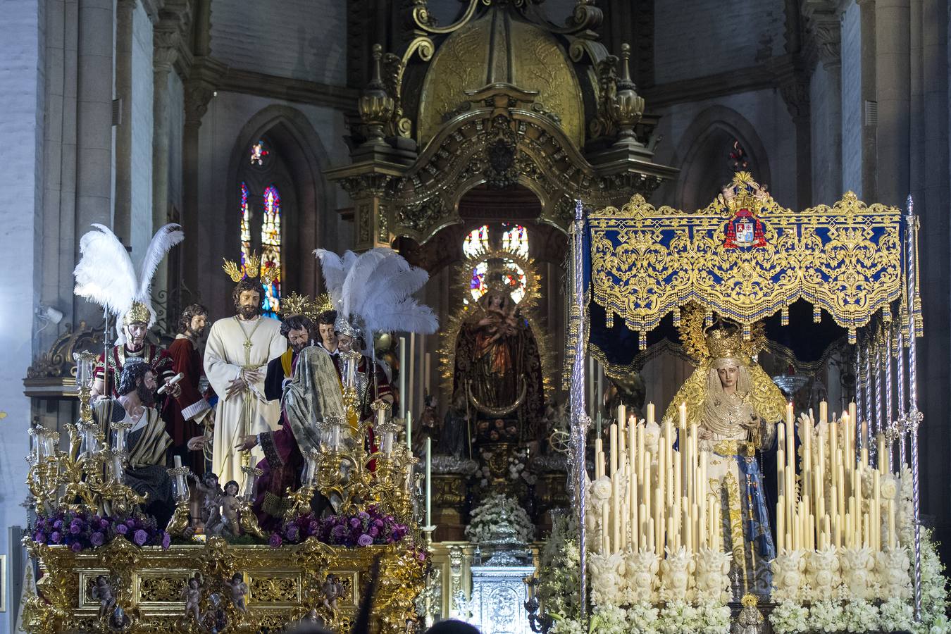 En fotos, El Carmen y su devoción marinera en la Semana Santa de Sevilla de 2018