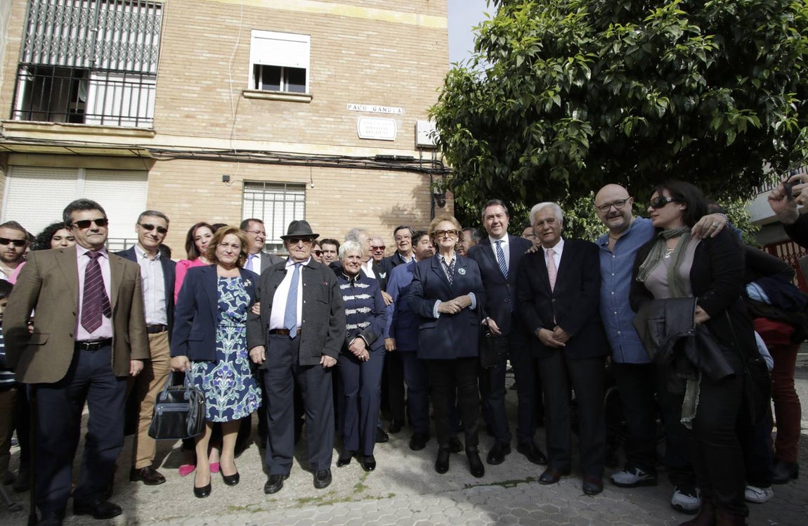 Paco Gandía ya tiene calle en Sevilla
