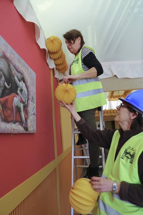 El Real de la Feria va cobrando vida