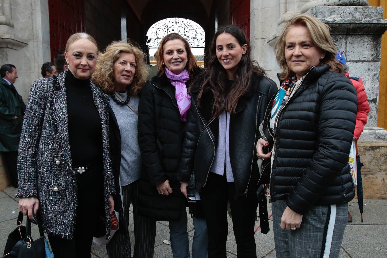 Mercedes Morón, Inmaculada Lirola, Magdalena Lirola, María Eugenia González Serna y Patricia Morón