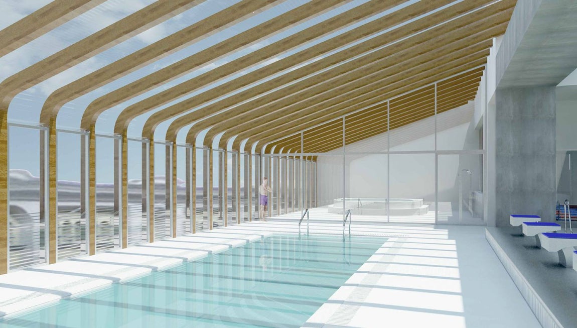 Así será el nuevo Club Natación Sevilla