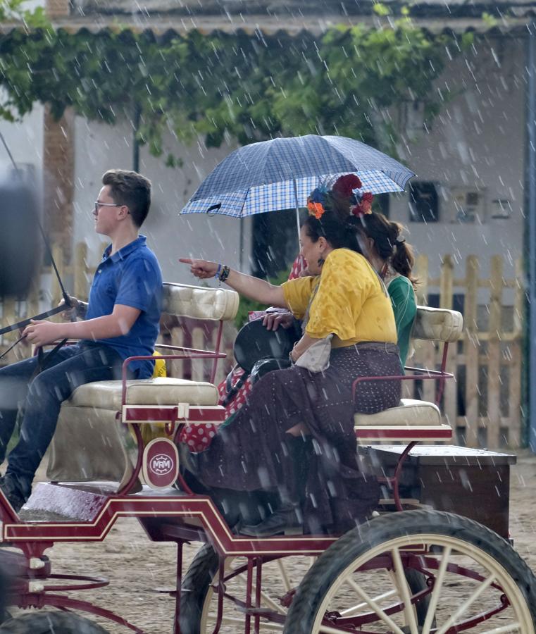 Chaparrones de mayo en el Rocío