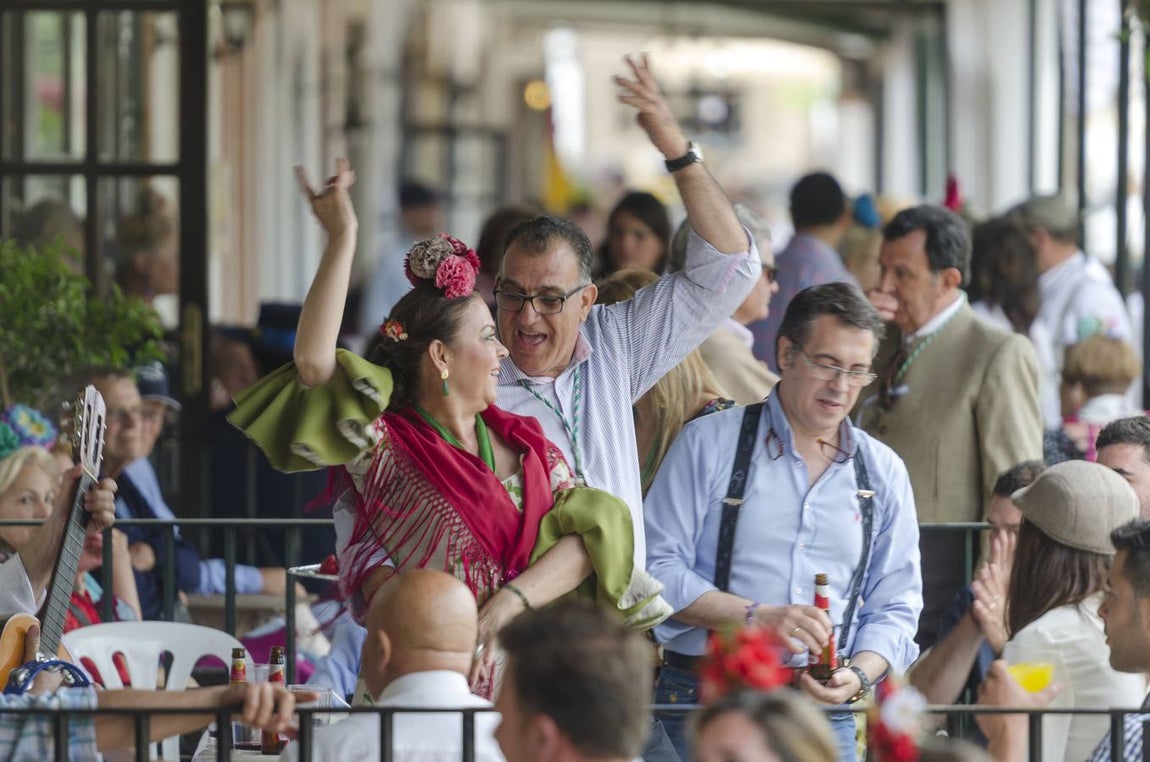 Chaparrones de mayo en el Rocío