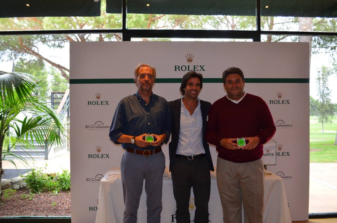 Álvaro Sanchís con los ganadores