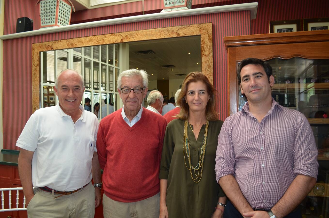 José Mª Pérez de Ayala, Fernando Ibáñez, Fina Pacheco y Guillermo Sanchís