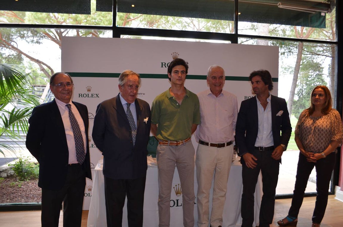 Carlos Sanchís, Enrique Sanchís, Jaime Mora-Figueroa, Álvaro Salinas, Álvaro Sanchís y Marisa Arquero