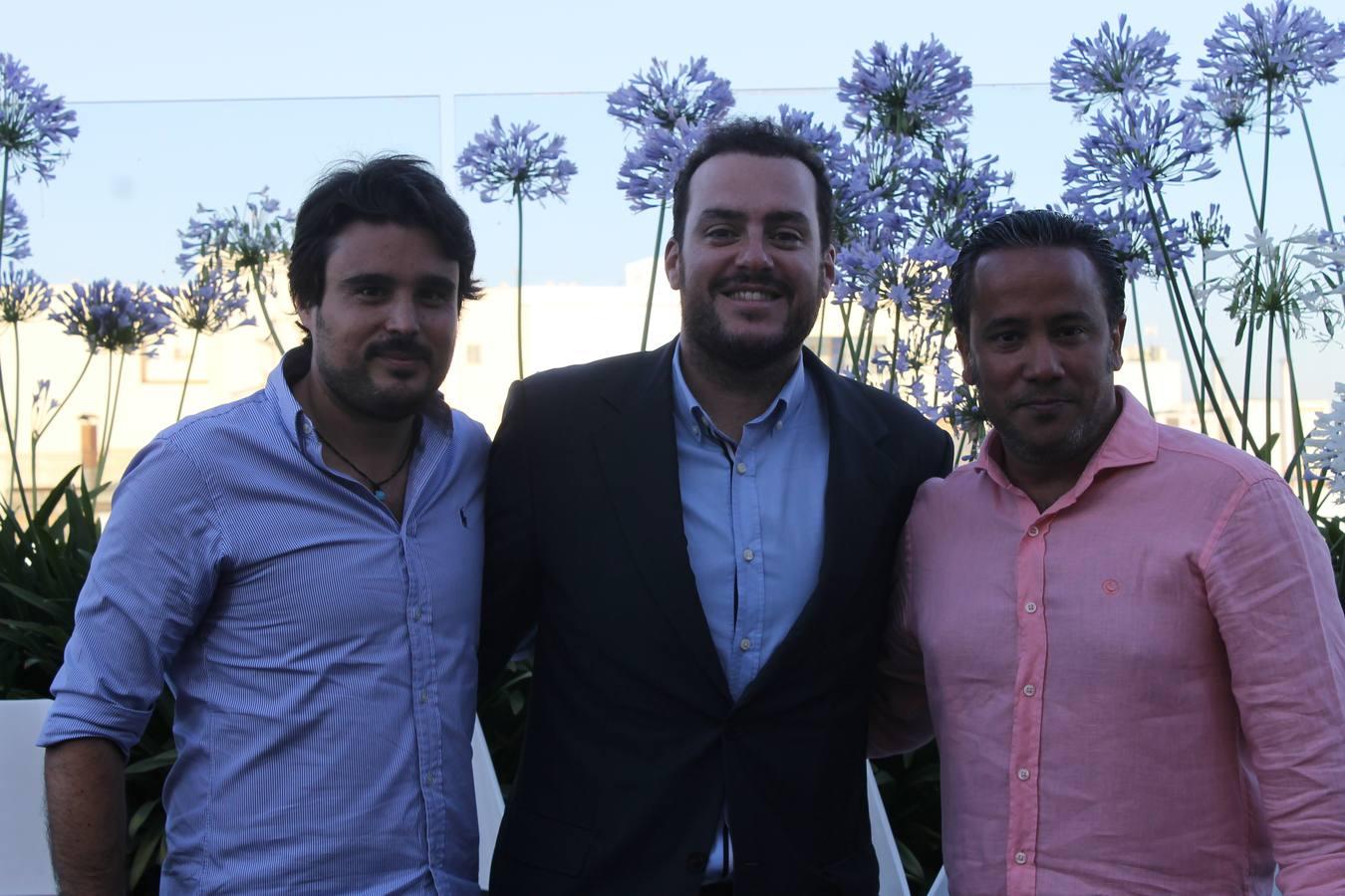 Carlos Crivell, Federico Quintero y Manuel Baliñas