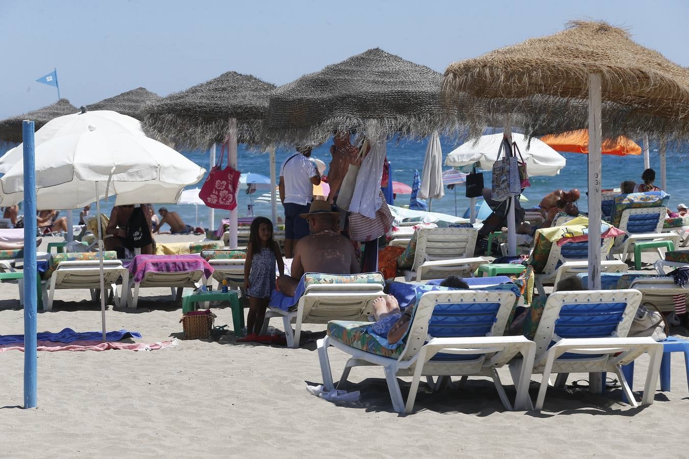 En imágenes, el placentero marco de la «cordobesa» playa de Los Boliches