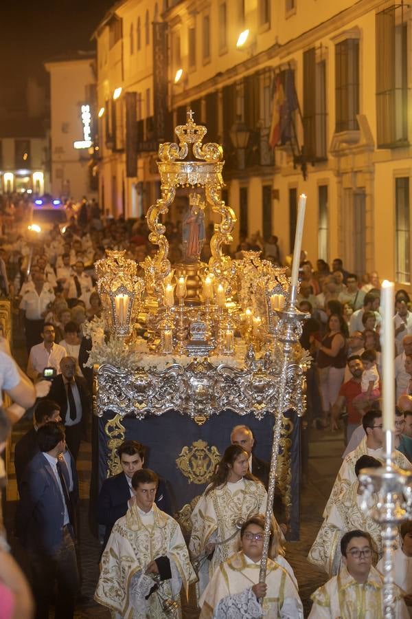 La procesión de la Virgen de la Fuensanta de Córdoba, en imágenes