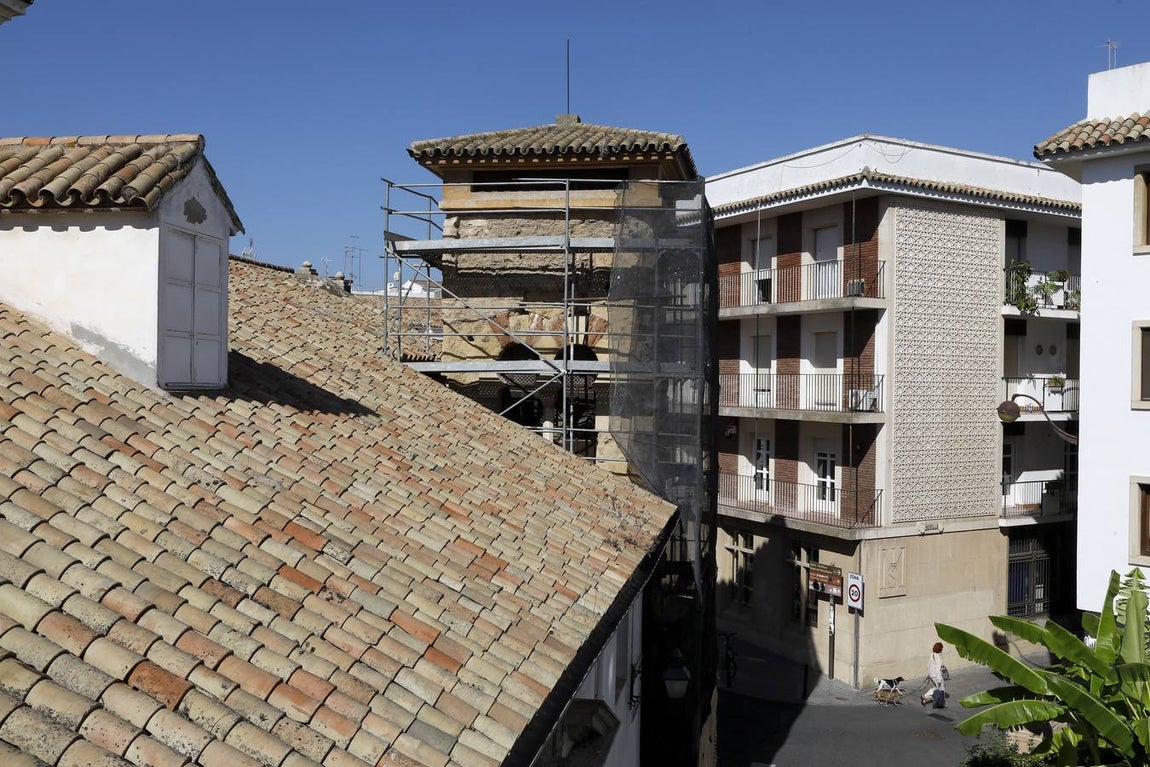 La restauración del alminar de San Juan de Córdoba, en imágenes