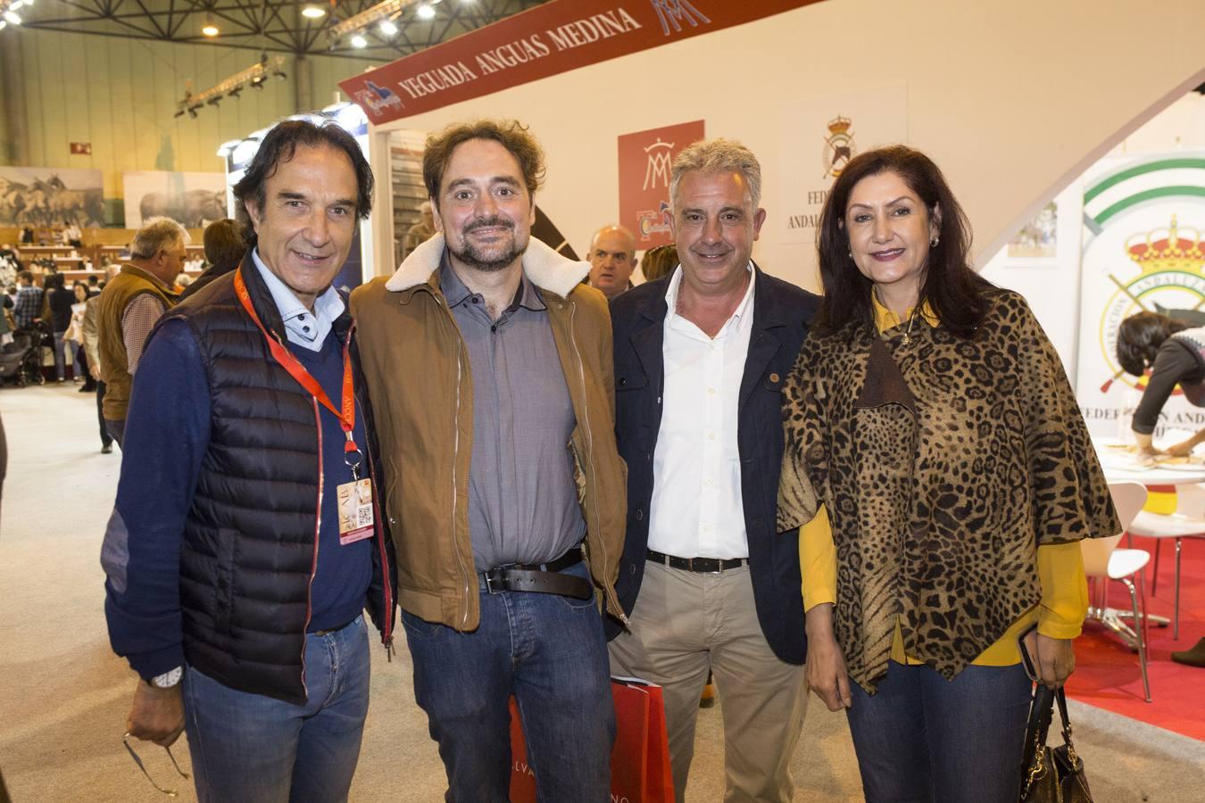 Luis Llorente, Carlos Conesa, José Ramón Sancho y María O´Brien