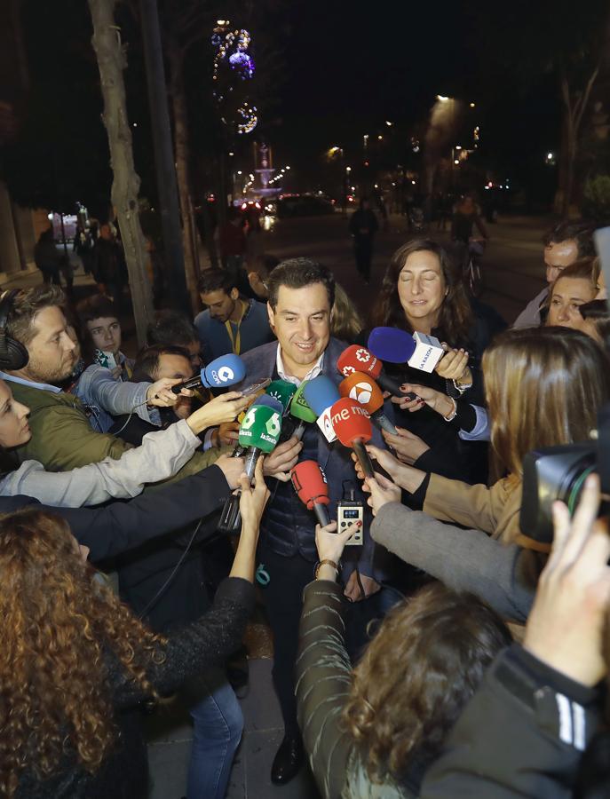 Euforia en la sede regional del Partido Popular tras conocer los resultados de las elecciones andaluzas