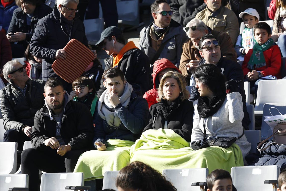 El ambiente en las gradas del Córdoba-Rayo Majadahonda