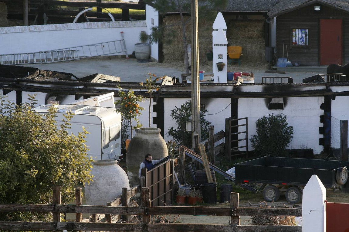 Así ha quedado la finca de Morante de la Puebla tras el incendio