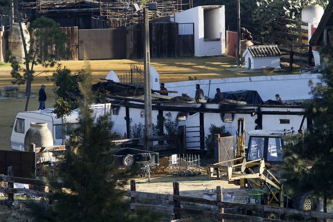 Así ha quedado la finca de Morante de la Puebla tras el incendio