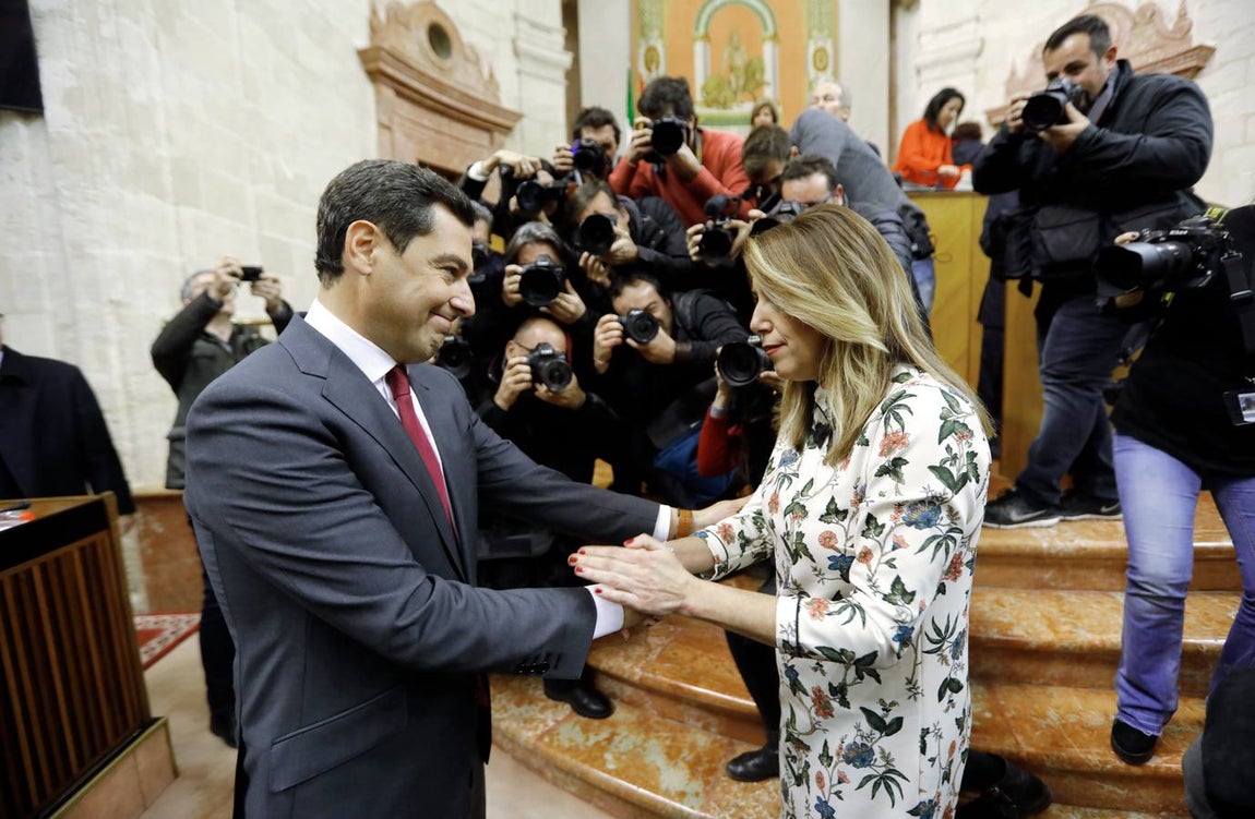 En imágenes, la investidura de Juanma Moreno Bonilla