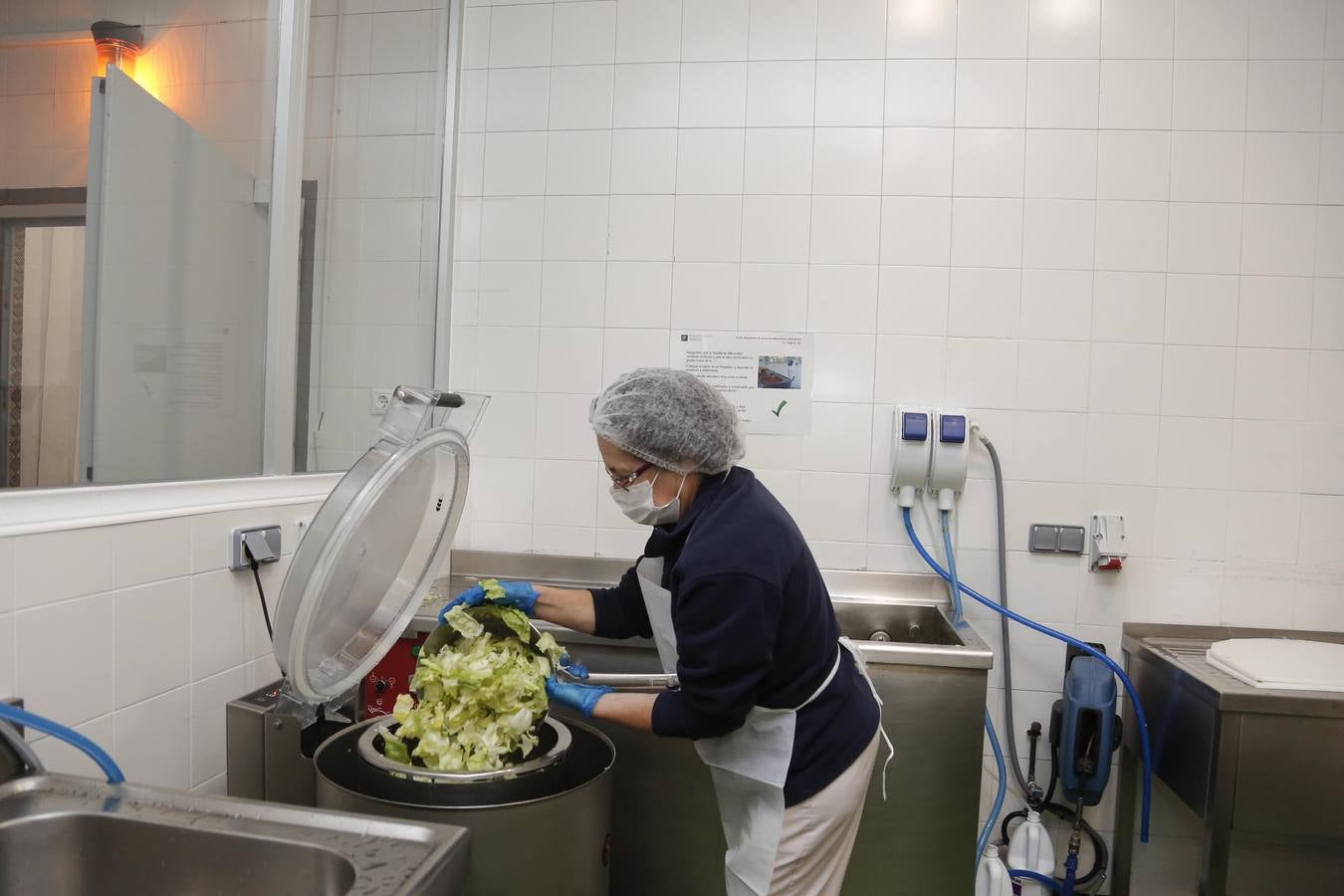 El nuevo tren de lavado de la cocina del Reina Sofía, en imágenes