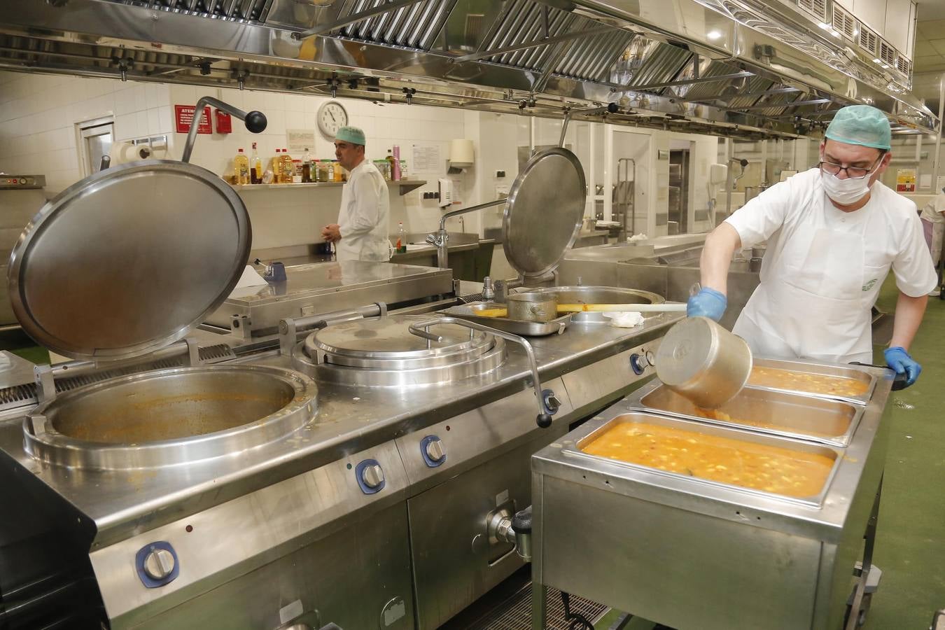 El nuevo tren de lavado de la cocina del Reina Sofía, en imágenes