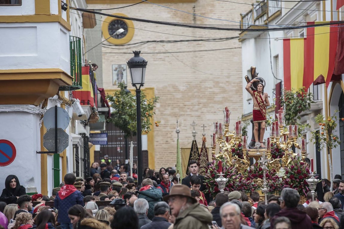 Rotundo éxito del encierro en honor a San Sebastián en la Puebla del Río