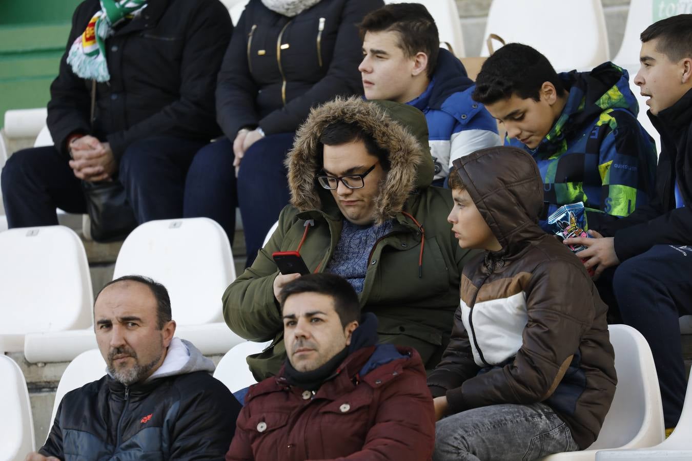El ambiente en las gradas del Córdoba CF-Albacete, en imágenes