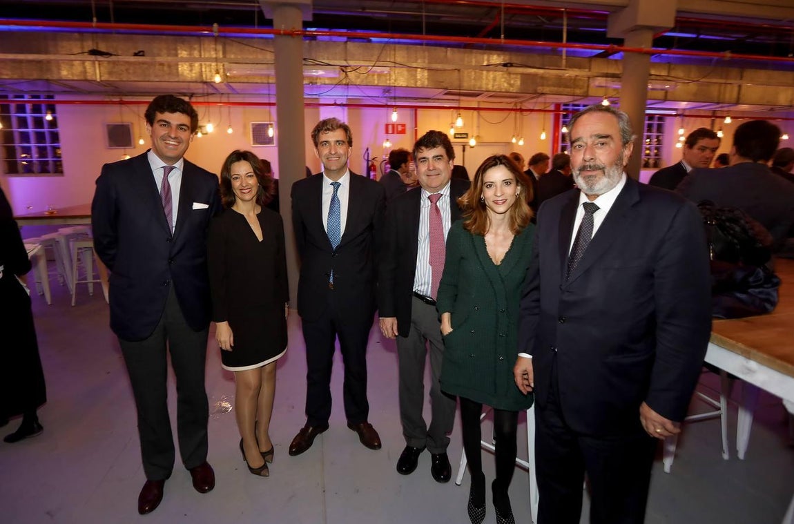 Pablo de la Lastra Lozano, Mª Ángeles Sánchez Carrión, Sebastián Torres, Luis García Navarro, Lourdes Fuster Martínez y Francisco Martín González
