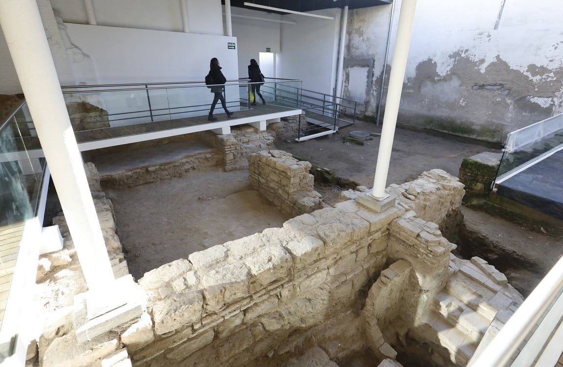 Los restos del solar junto a la Sinagoga de Córdoba, en imágenes