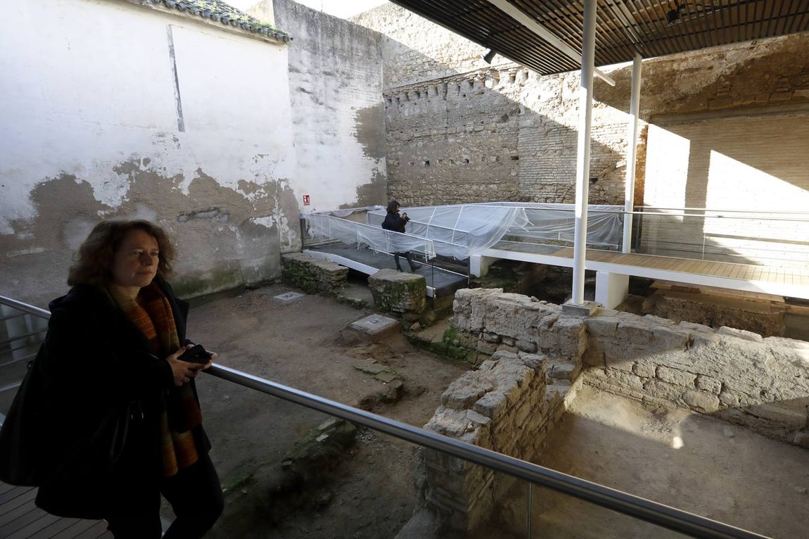 Los restos del solar junto a la Sinagoga de Córdoba, en imágenes