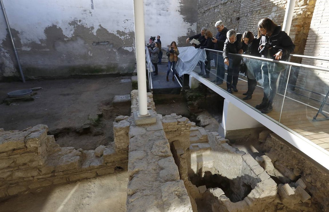 Los restos del solar junto a la Sinagoga de Córdoba, en imágenes