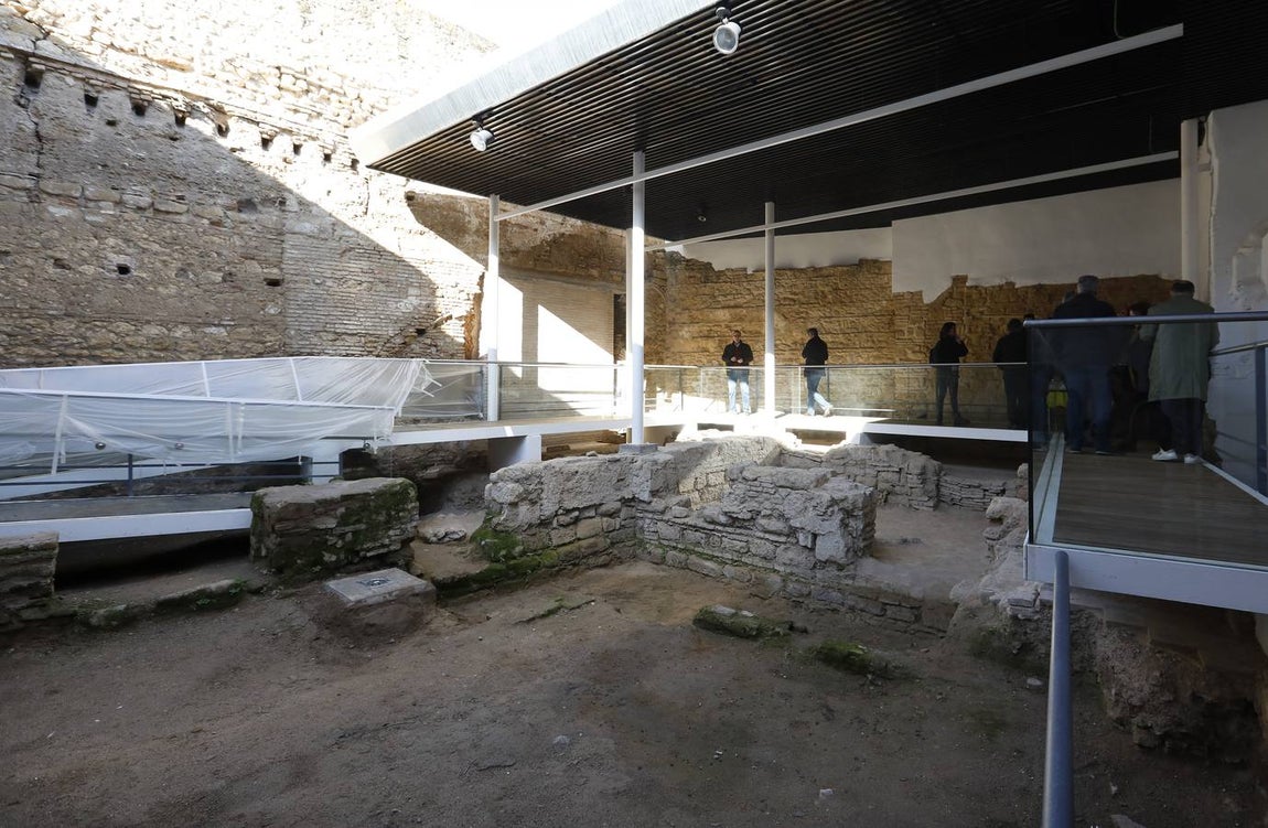 Los restos del solar junto a la Sinagoga de Córdoba, en imágenes