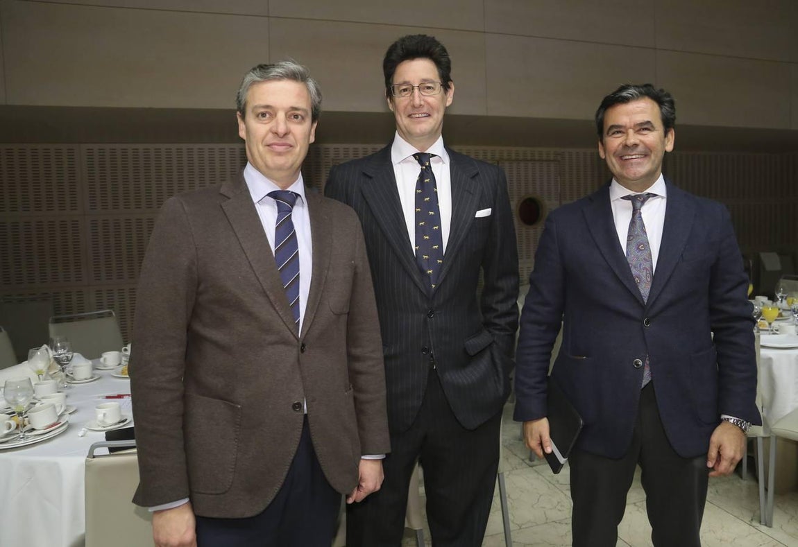 José Luis Vargas Díaz, Luis Martel López de Carrizosa y Ramiro Moreno Calero