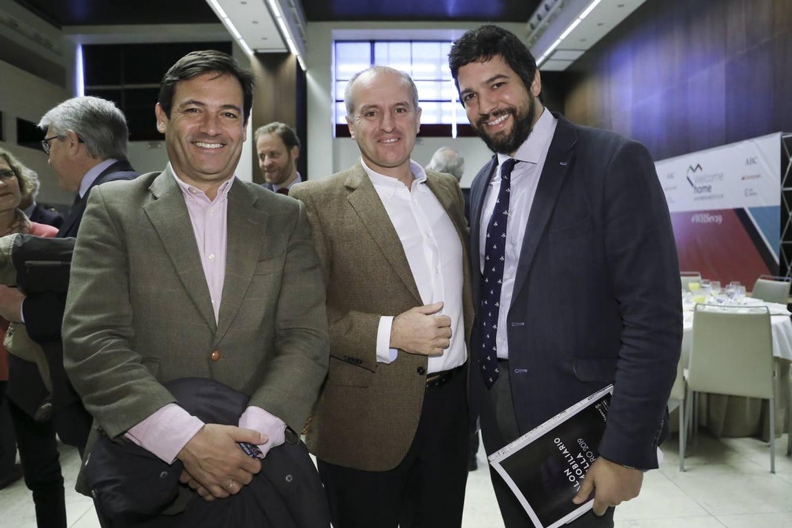 Luis Ybarra, José Luis López de Lemus y Francisco Santisteban